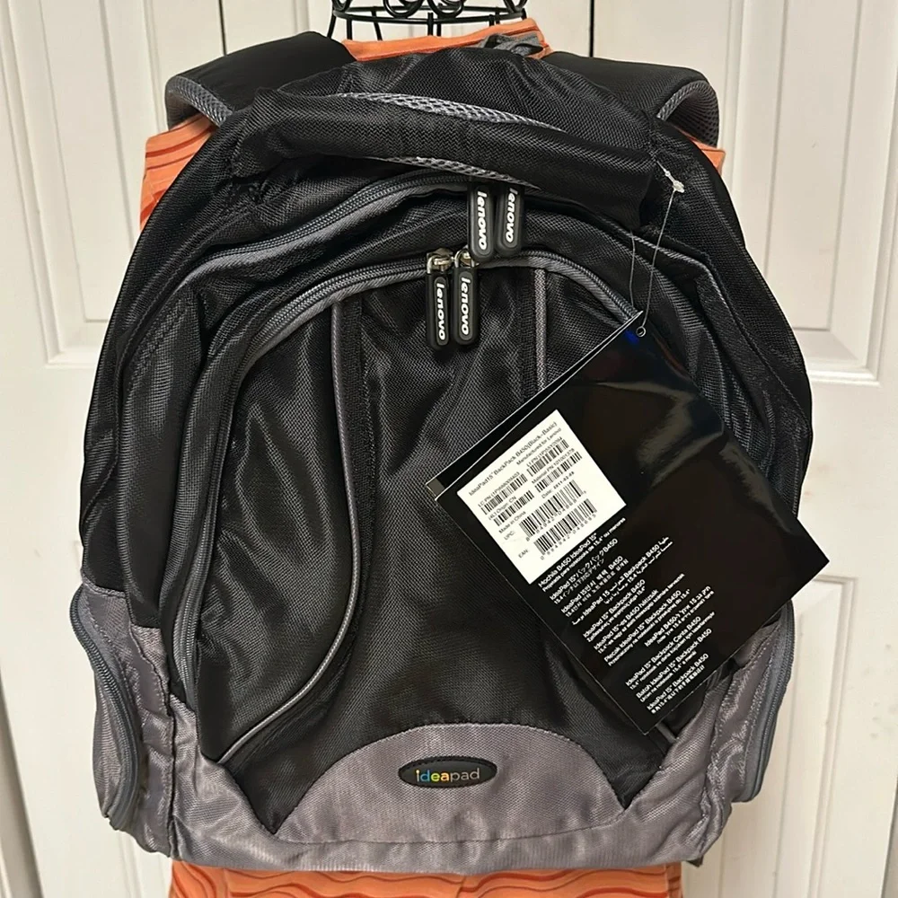 Lenovo Black Backpack NWT